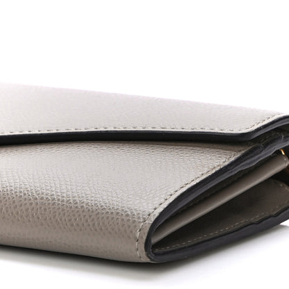 Fendi Vitello Cruise F is Fendi Continental Envelope Wallet on Chain Tortora 10 of 11