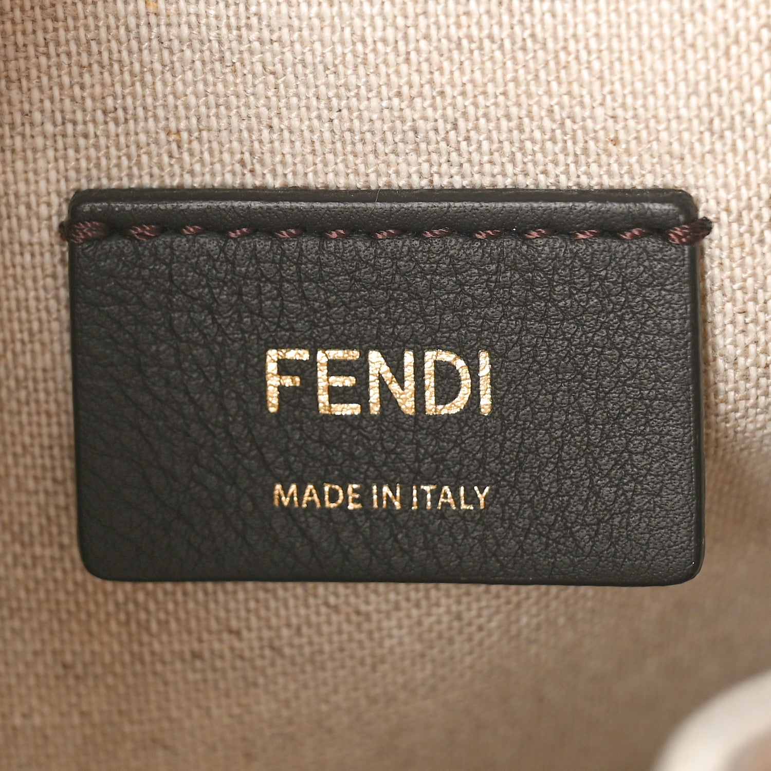 Fendi Canvas Nappa F is Fendi FF Embroidered Mini Mon Tresor Bucket Bag Grezzo White Nuvola 6 of 8