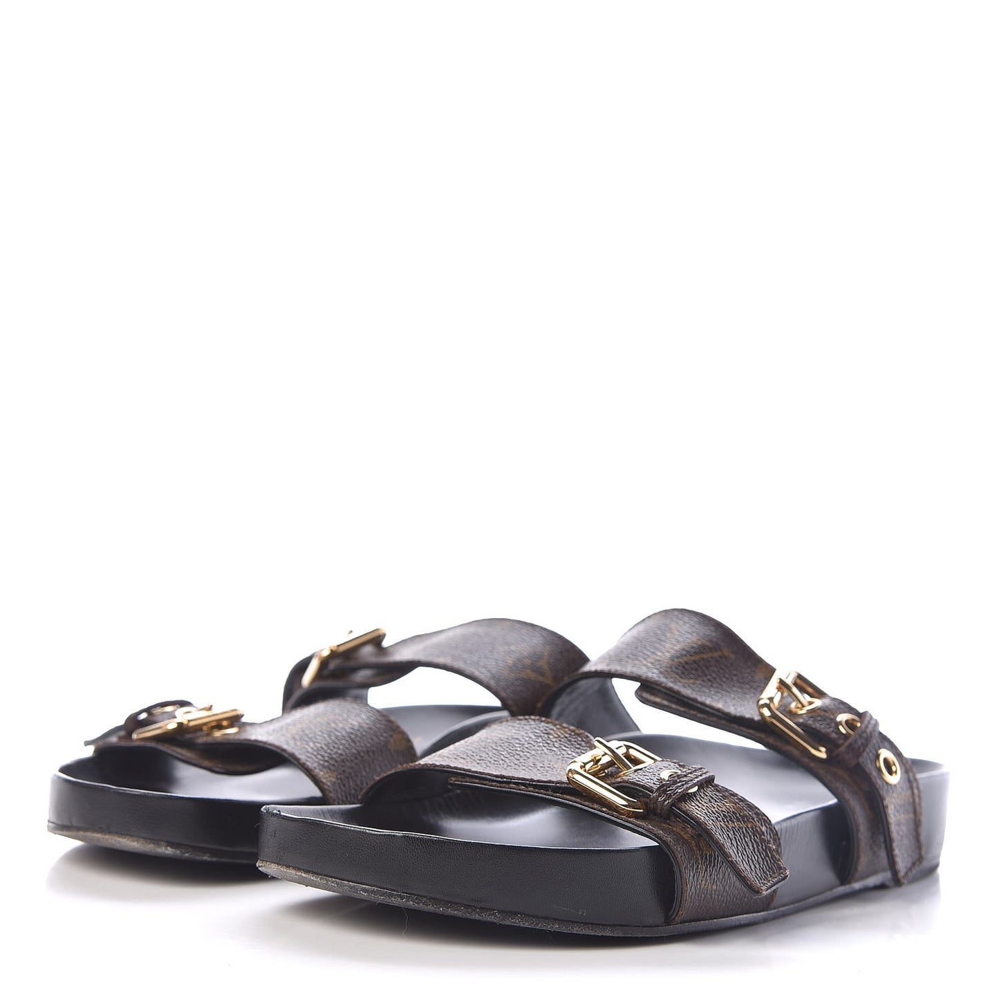 Monogram Bom Dia Mule Sandals 42 Black