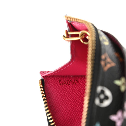 Louis Vuitton Monogram Multicolor Key Pouch Black Grenade 8 of 8