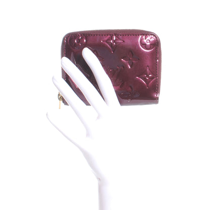 Louis Vuitton Vernis Zippy Coin Purse Wallet Rouge Fauviste 2 of 7
