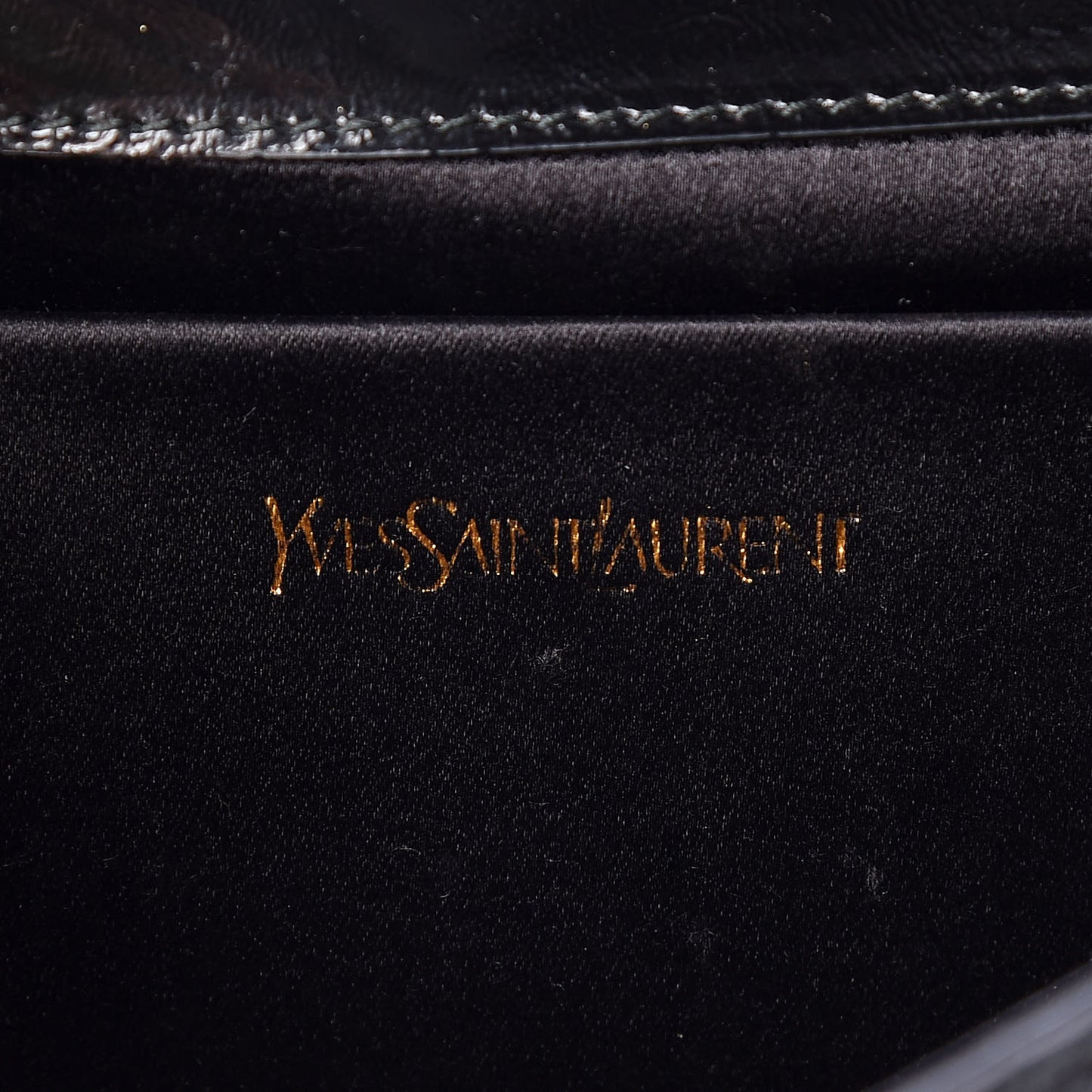 Textured Patent Monogram Large Belle De Jour Clutch Black