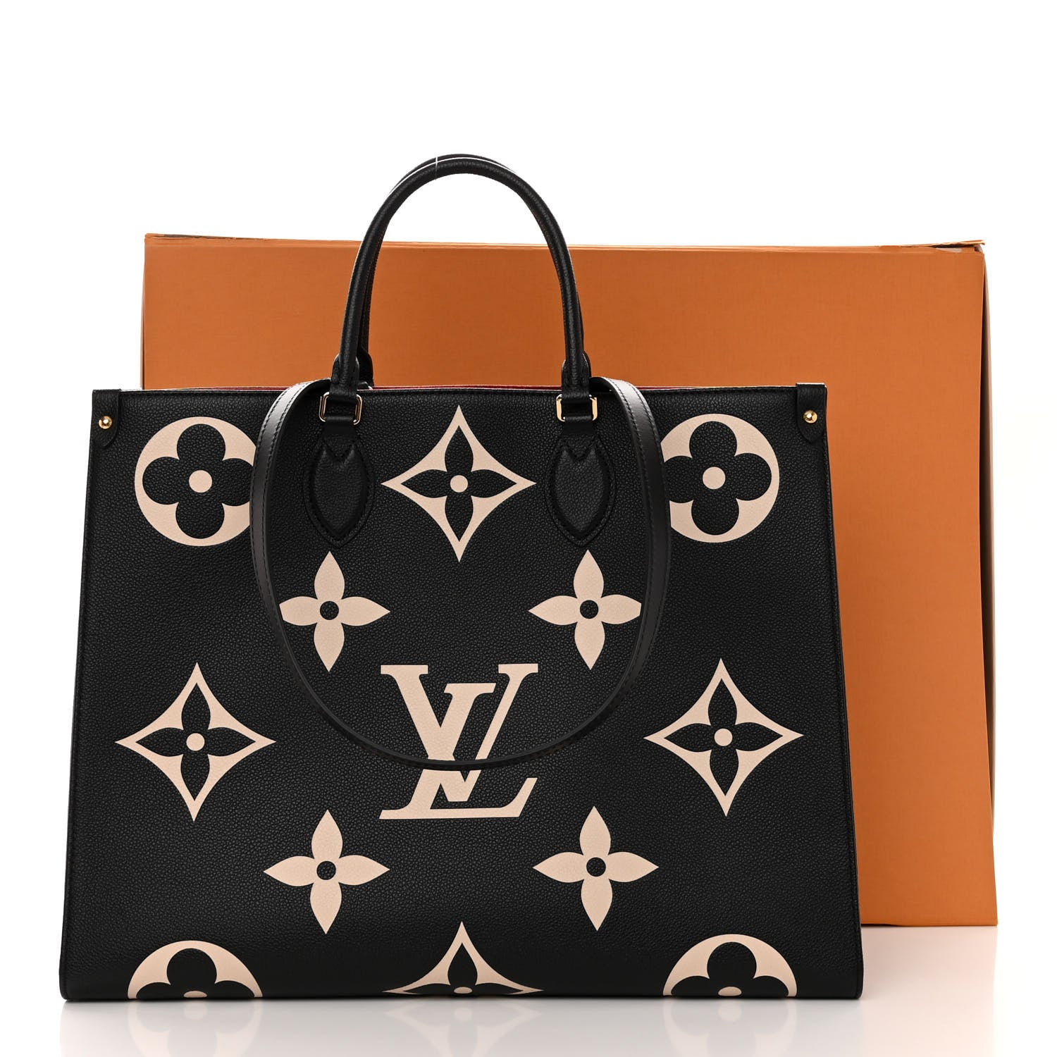Louis Vuitton Empreinte Monogram Giant Onthego GM Black Beige 10 of 10