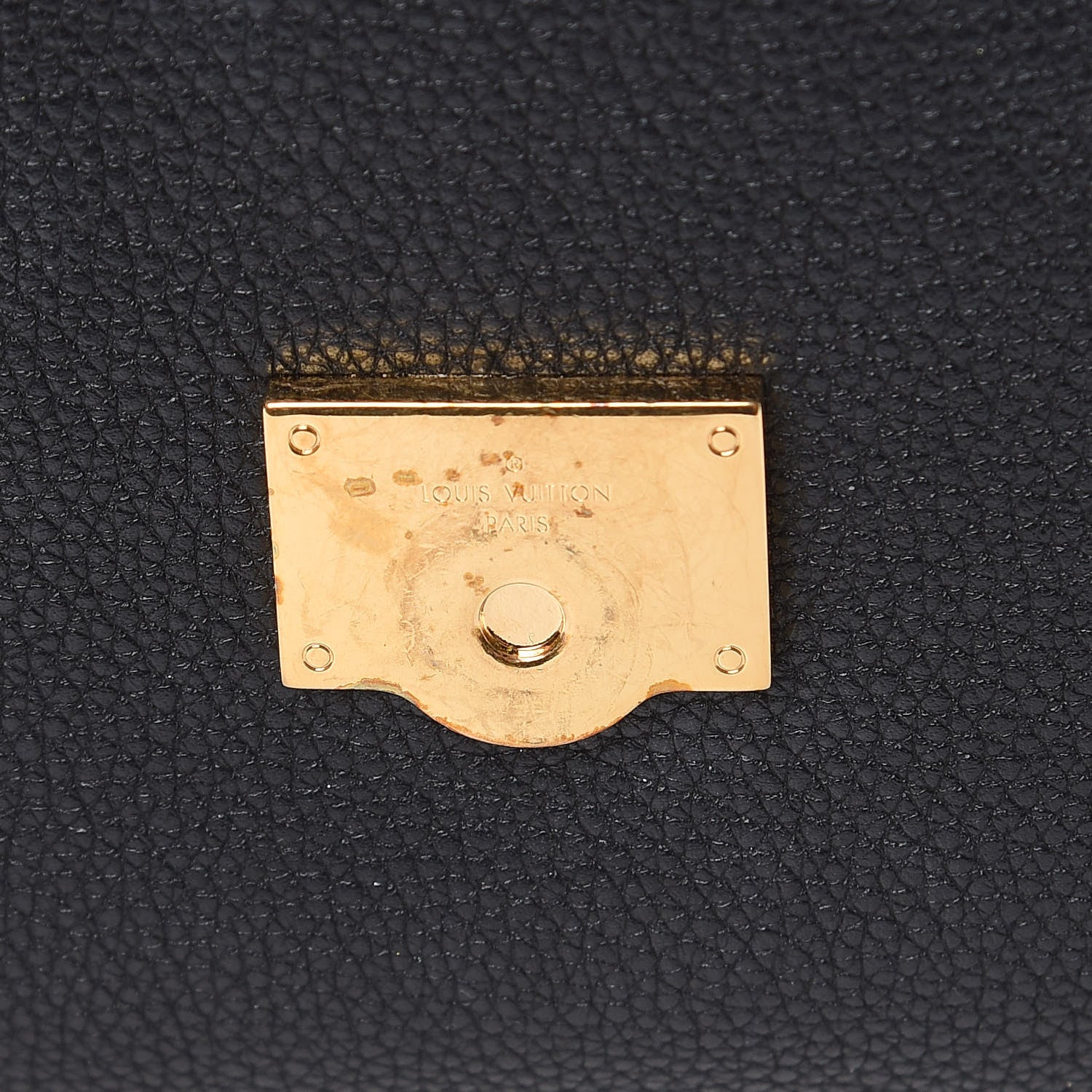 Louis Vuitton Grained Calfskin Vivienne NM Black 11 of 12