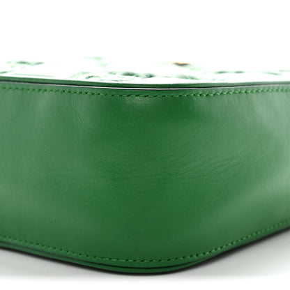 Gucci Calfskin GG Matelasse Shoulder Bag Spring Green Natural 10 of 14