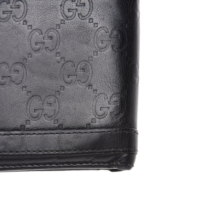 Gucci Guccissima Signature Bi-Fold Wallet Black 8 of 11