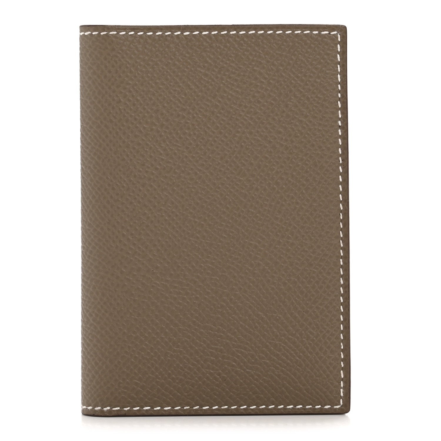 Hermes Epsom MC2 Euclide Card Holder Case Etoupe 1 of 8