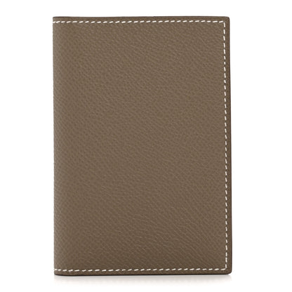 Hermes Epsom MC2 Euclide Card Holder Case Etoupe 1 of 8