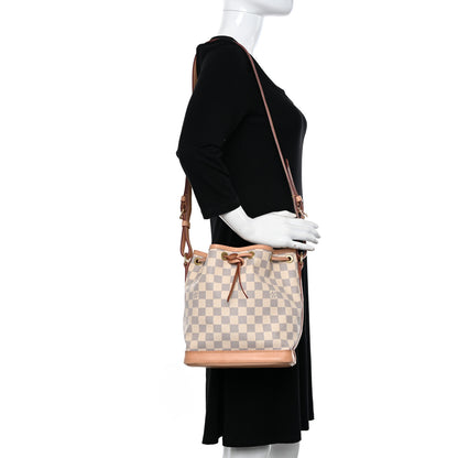 Louis Vuitton Damier Azur Noe BB 2 of 15