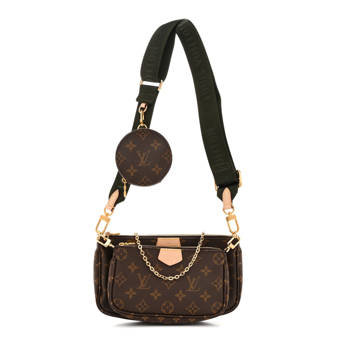 Monogram Multi Pochette Accessories Kaki