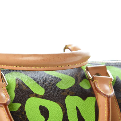 Louis Vuitton Monogram Graffiti Keepall 50 Green 13 of 14