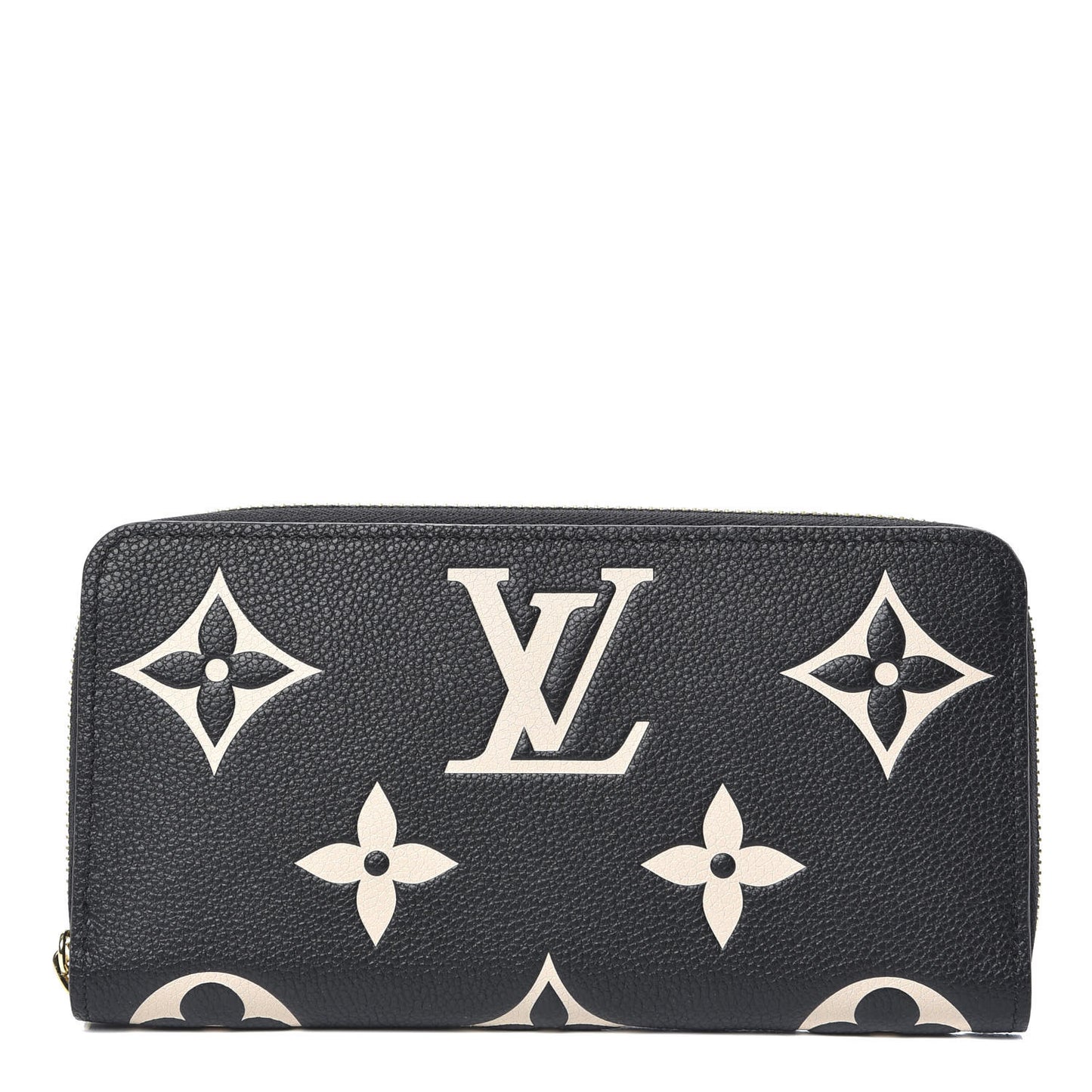 Empreinte Monogram Giant Zippy Wallet Black Beige