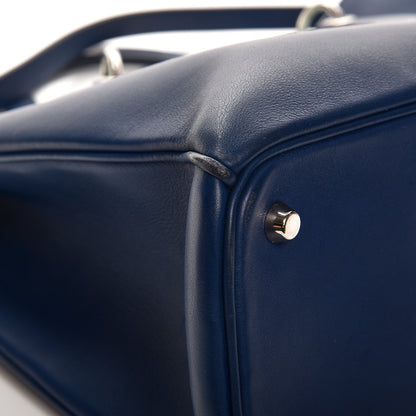Christian Dior Smooth Calfskin Large Diorissimo Bag Navy Blue 12 of 25