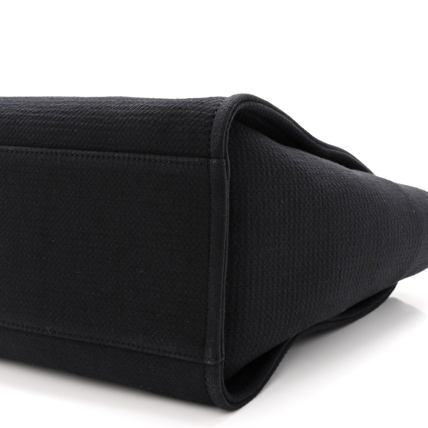 Mixed Fibers Medium Deauville Tote Black