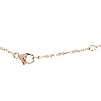 David Yurman 18K Rose Gold Diamond Morganite 7mm Petite Chatelaine Pendant Necklace 4 of 4