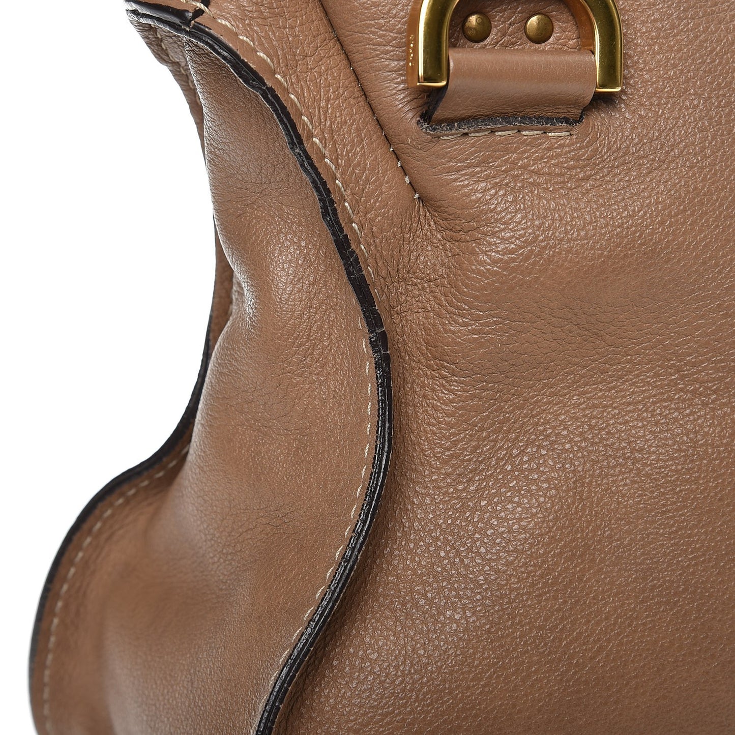 Calfskin Small Marcie Satchel Nut
