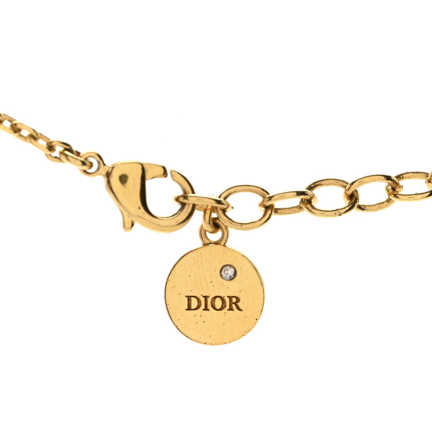 Christian Dior Crystal Dio(r)evolution Necklace Gold 5 of 6