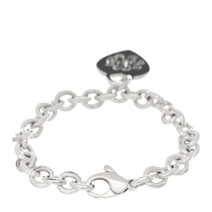 Tiffany Sterling Silver Heart Tag Charm Bracelet 2 of 3