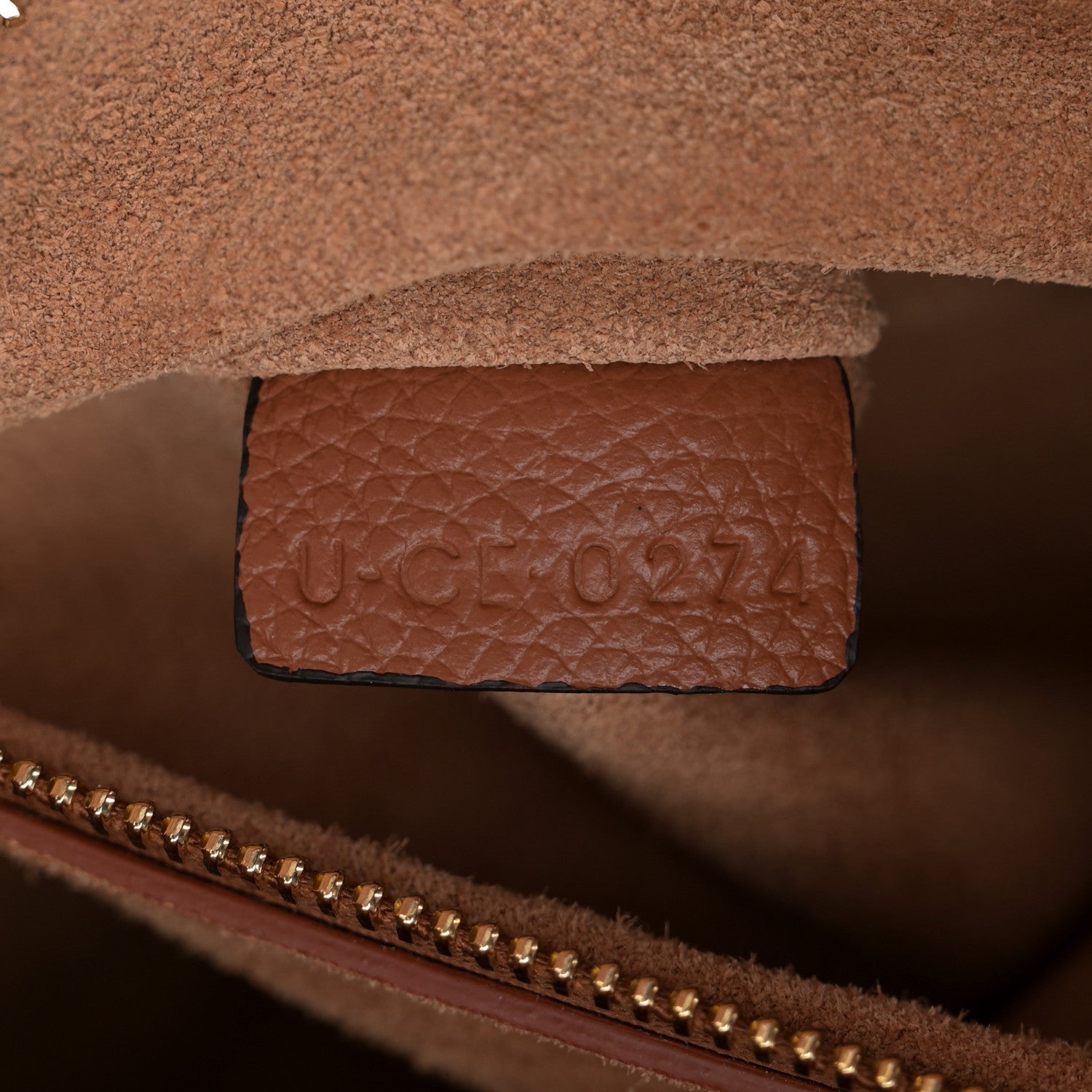 Celine Grained Calfskin Triomphe Medium Cabas Anais Tan 7 of 10