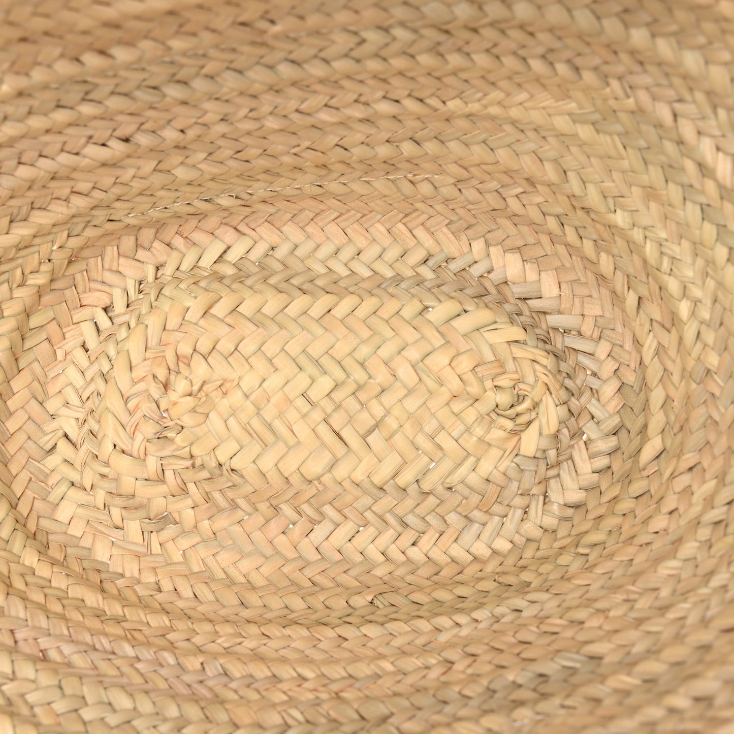 Raffia Medium Basket Tote Bag Natural Tan