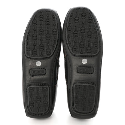 Gucci Calfskin Horsebit Mens Driver Loafers 7.5 Brown 5 of 11