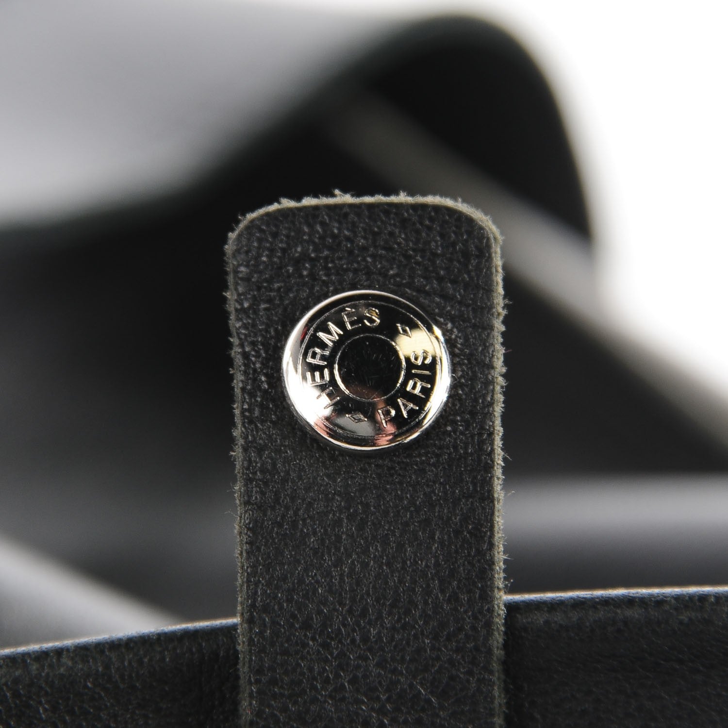 Hermes Lambskin Toudou Perfore Crossbody Black 2 of 13