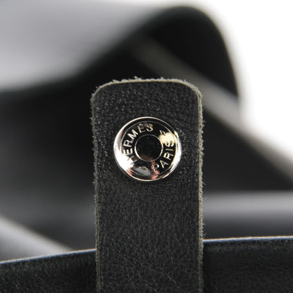 Hermes Lambskin Toudou Perfore Crossbody Black 2 of 13