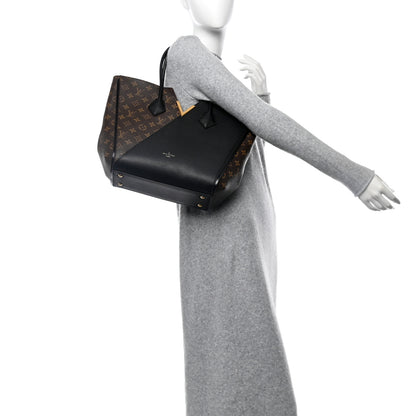 Louis Vuitton Calfskin Monogram Kimono Tote  Black 2 of 12