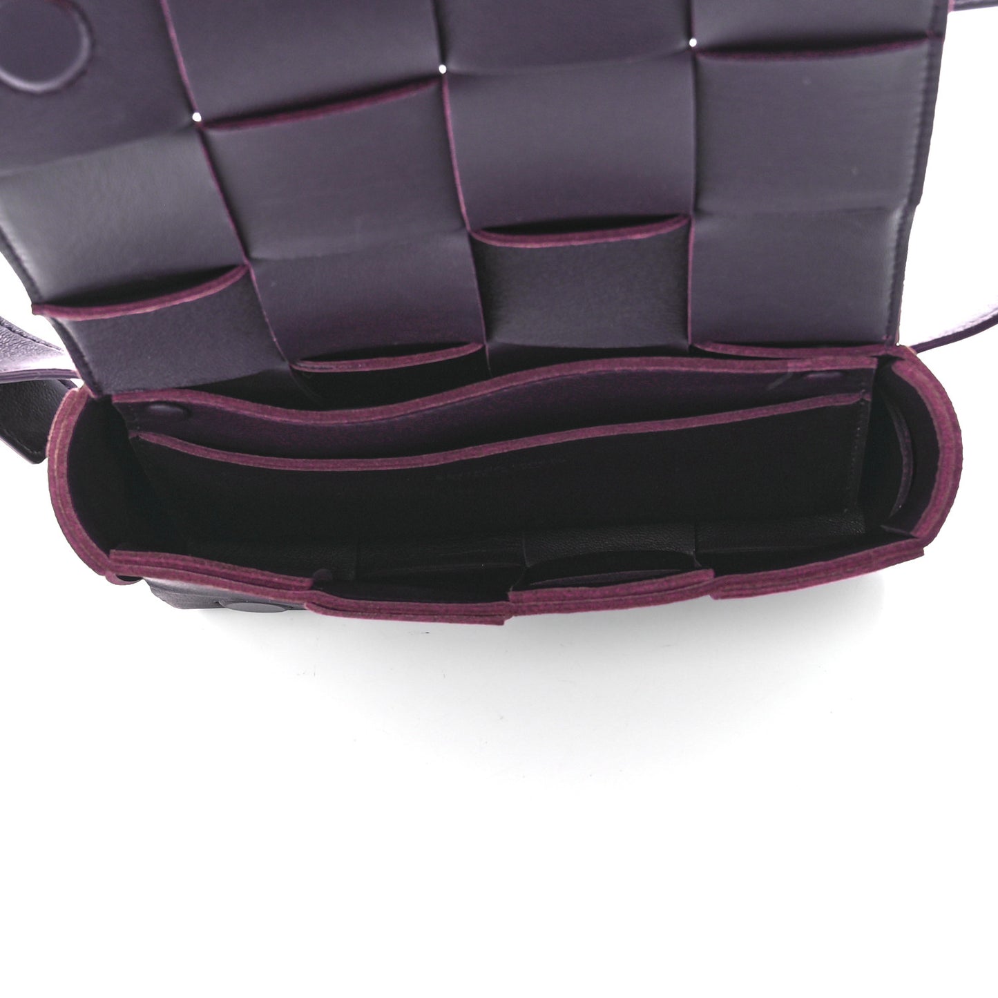 Nappa Maxi Intreccio The Belt Cassette Bag Grape