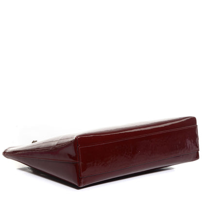 Chanel Patent Bijoux Chain Shoulder Bag Burgundy 4 of 7