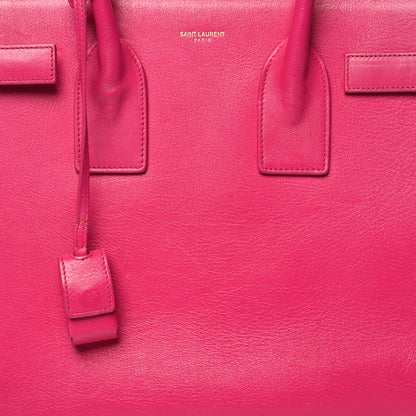 Saint Laurent Calfskin Small Sac De Jour Lipstick Pink 8 of 16
