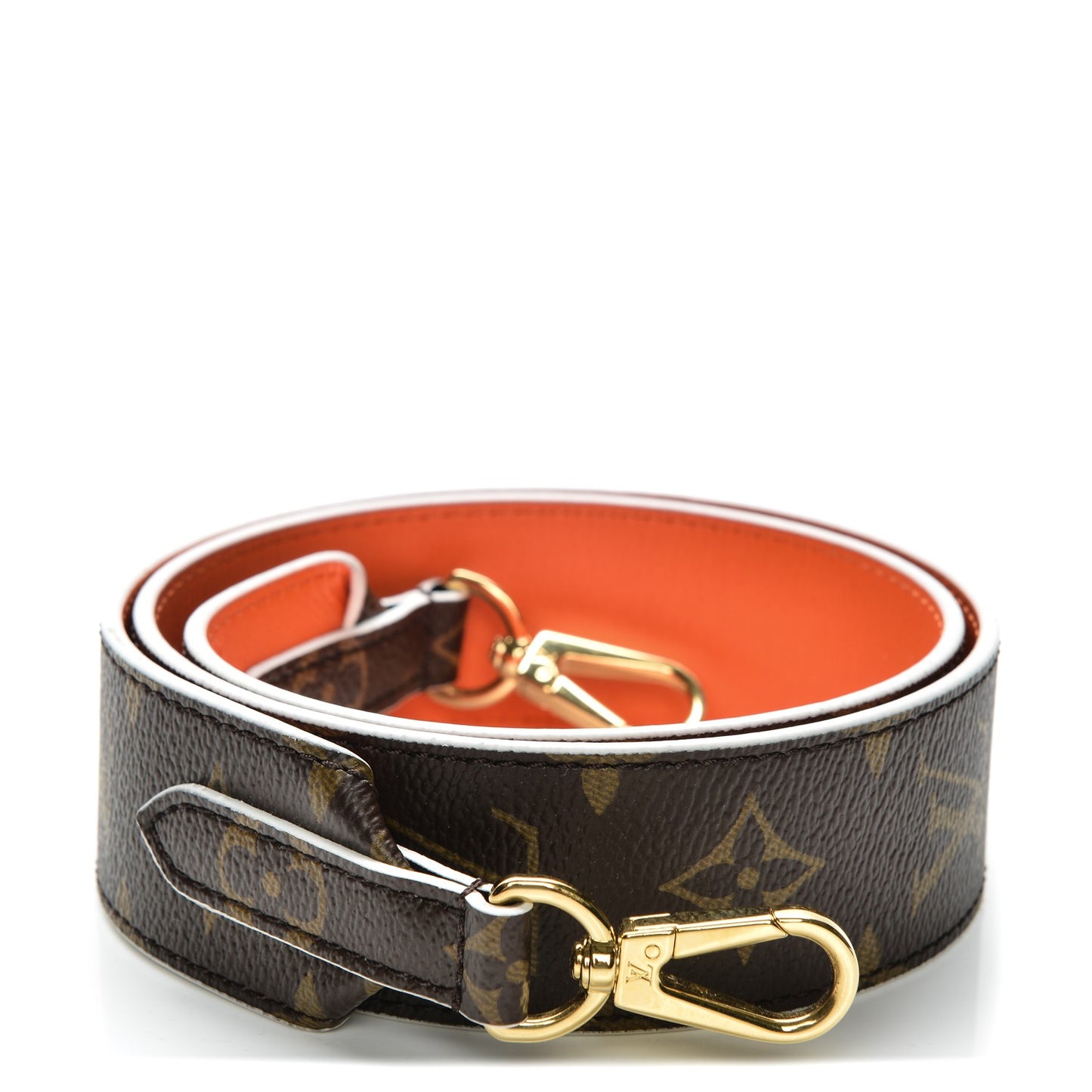 Monogram Bandouliere Shoulder Strap Orange