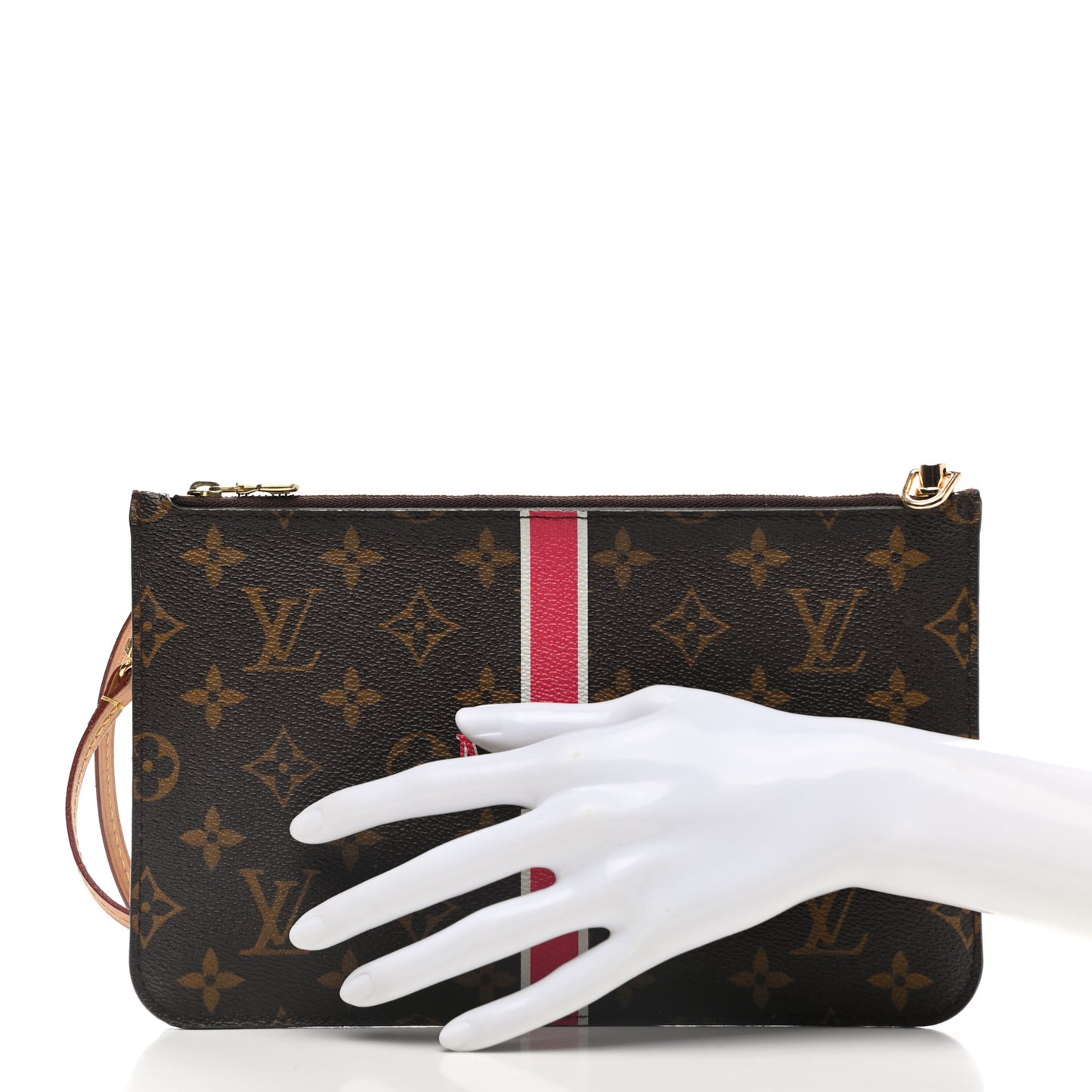 Monogram My LV Heritage Neverfull MM GM Pochette Fuchsia White
