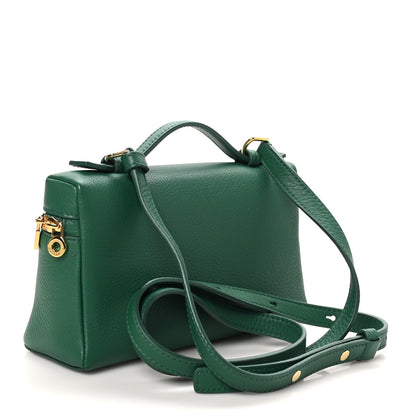 Loro Piana Grained Calfskin L19 Extra Pocket Pouch Forest Leaves 3 of 9