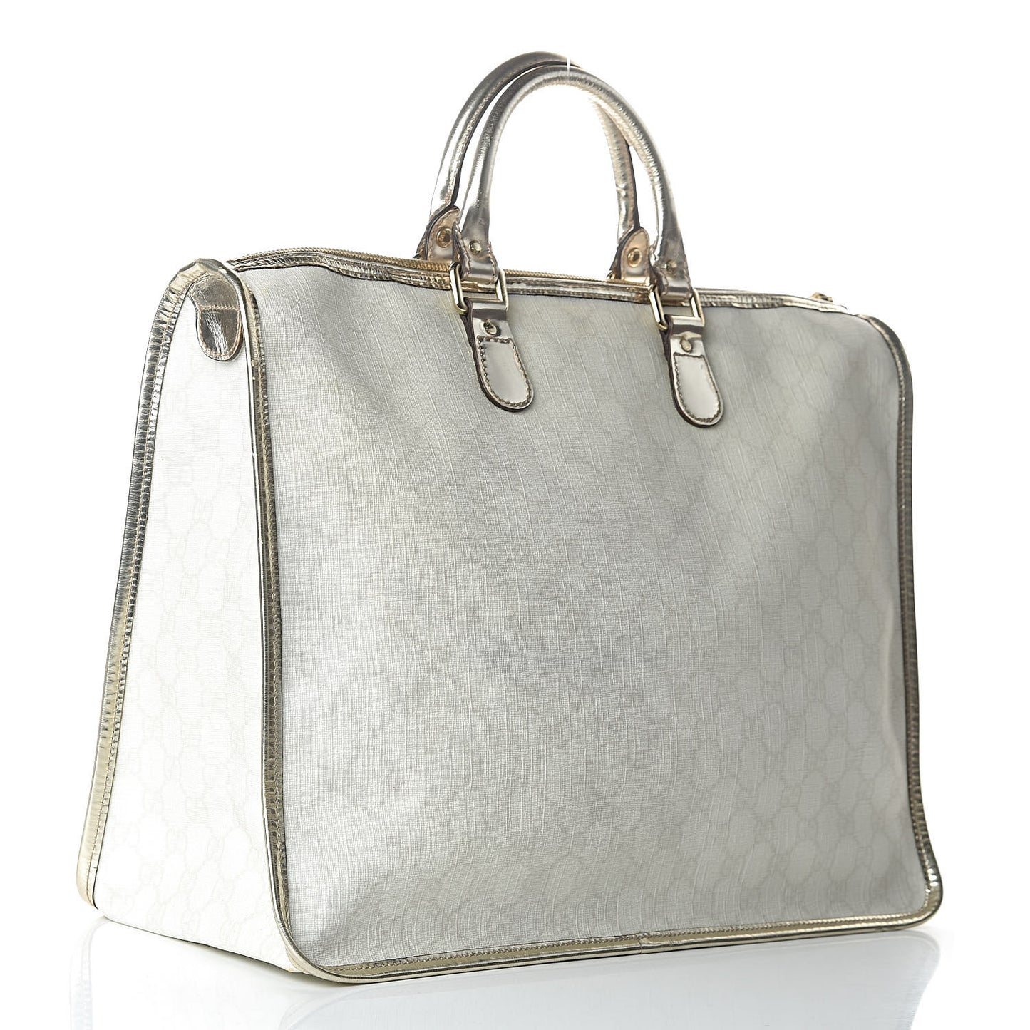 GG Plus Monogram Medium Joy Tote Bag White