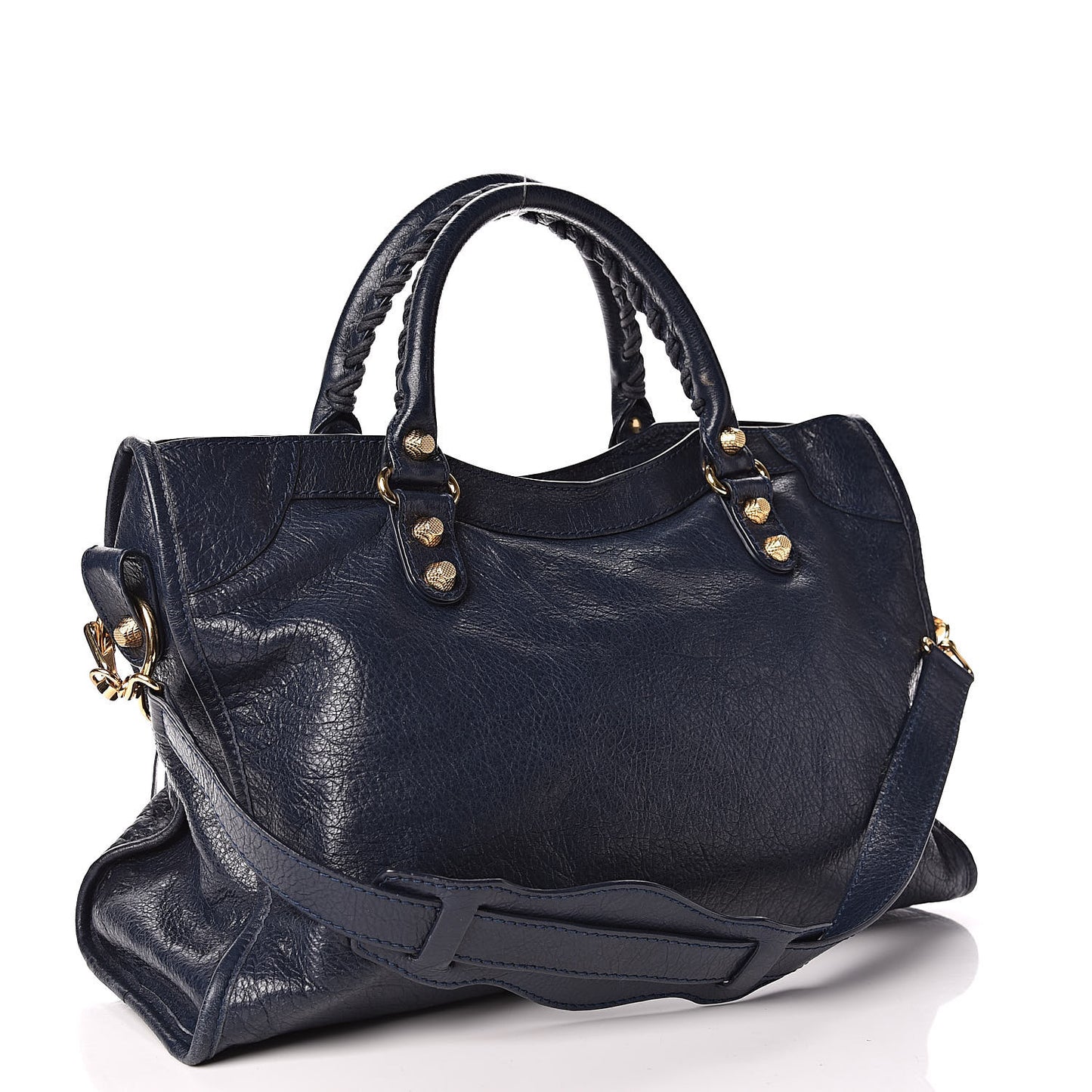 Agneau Giant 12 Gold Hardware City Bleu Obscur