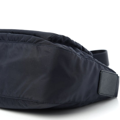 Prada Tessuto Nylon Saffiano Messenger Bag Baltico 7 of 11