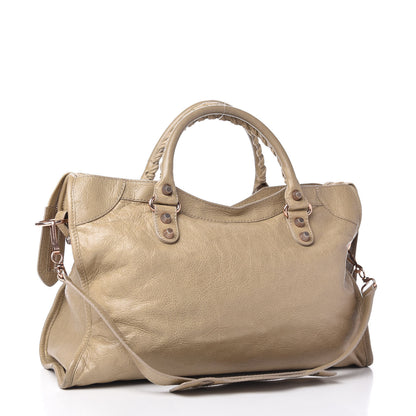 Balenciaga Agneau Giant 12 Rose Gold Hardware City Latte Beige 3 of 9