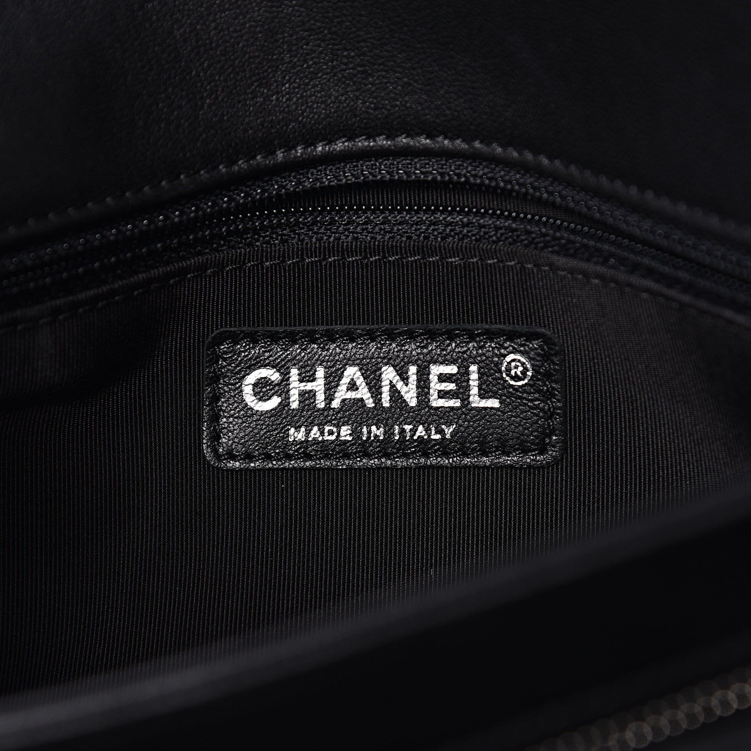 Chanel Lambskin Chevron Quilted Studded Stud Wars Flap Clutch Black 7 of 12