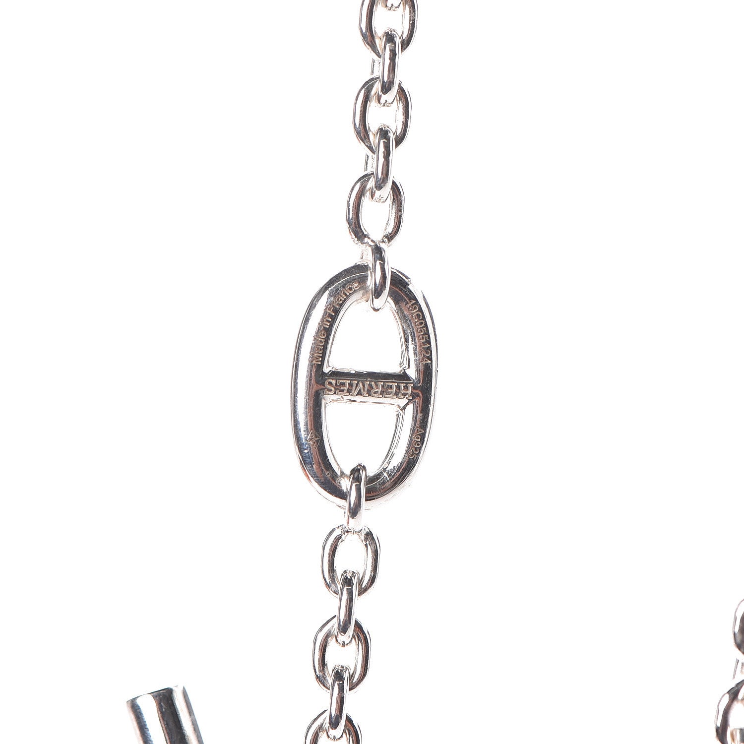 Hermes Sterling Silver Farandole Necklace 160 6 of 7