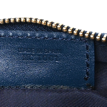 Christian Dior Monogram Mini Saddle Pochette Navy 7 of 10