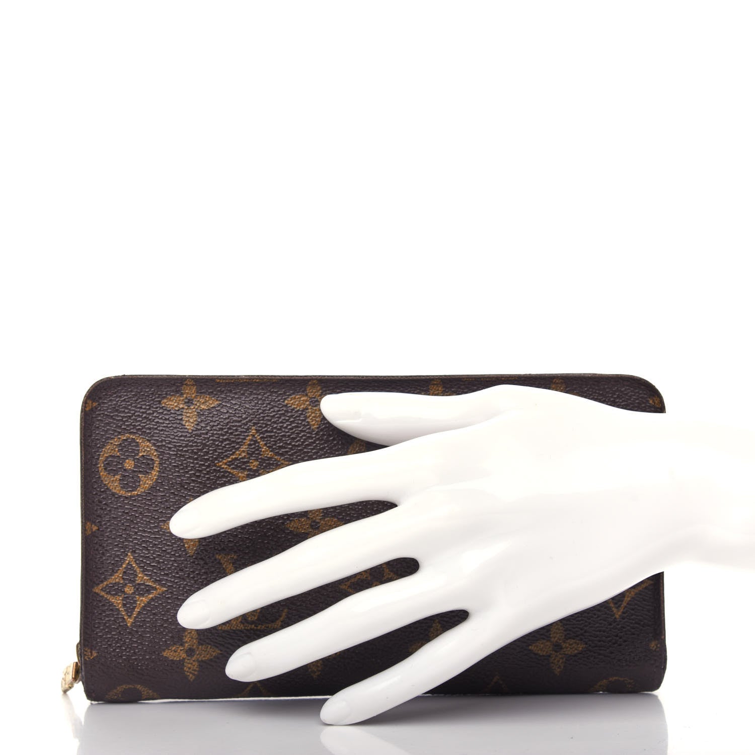 Louis Vuitton Monogram Porte-Monnaie Zippy Wallet 2 of 8