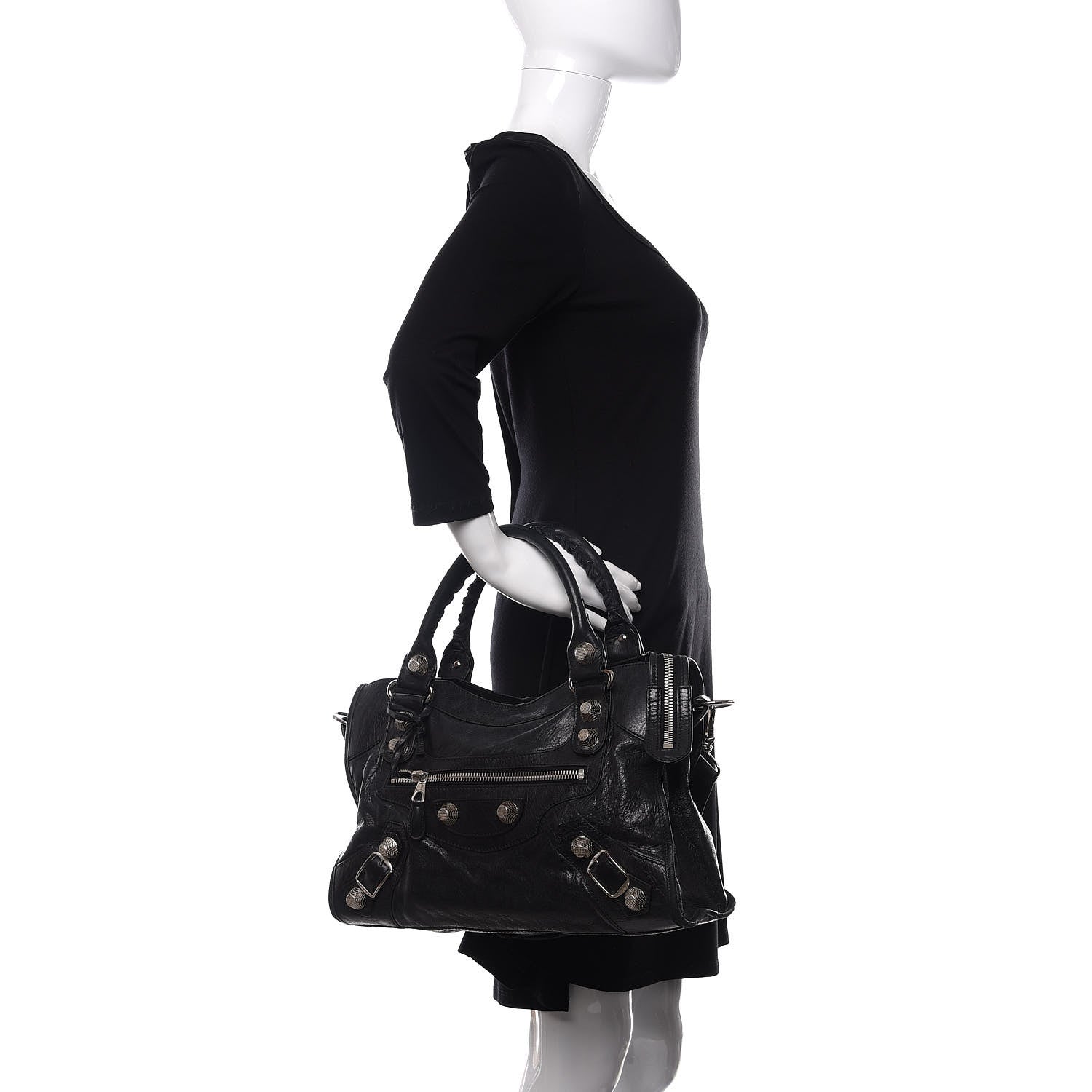 Balenciaga Agneau Giant 21 Silver Hardware City Black 3 of 11