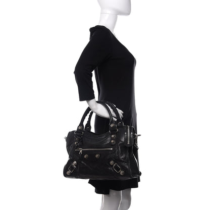 Balenciaga Agneau Giant 21 Silver Hardware City Black 3 of 11