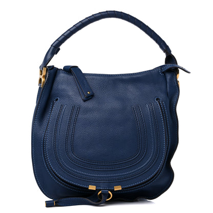 Chloe Calfskin Medium Marcie Nude Hobo Blue Velvet 1 of 8