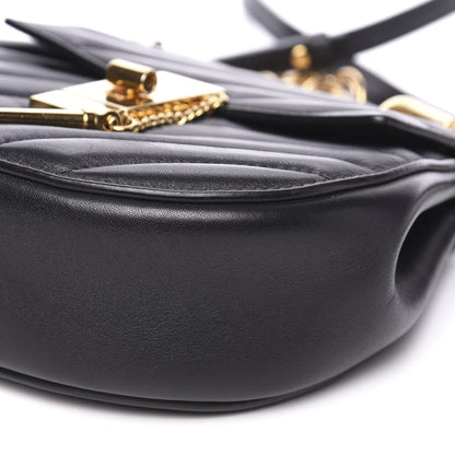 Chloe Calfskin Quilted Nano Drew Bijou Shoulder Bag Black 7 of 10