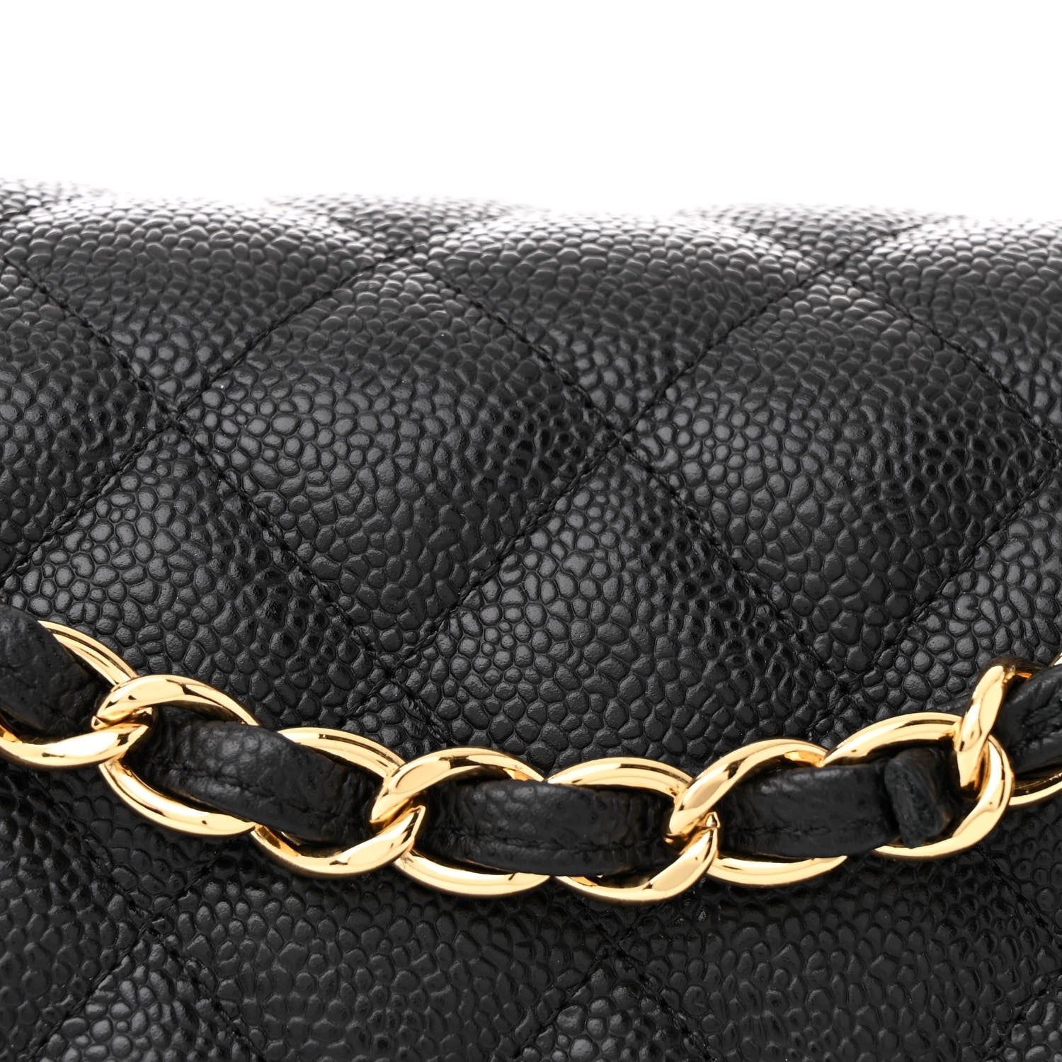Chanel Caviar Quilted Jumbo Double Flap Black 8 of 11