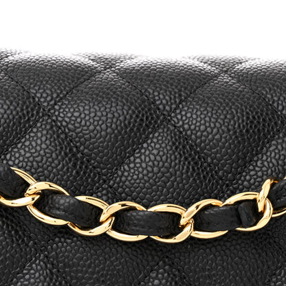 Chanel Caviar Quilted Jumbo Double Flap Black 8 of 11