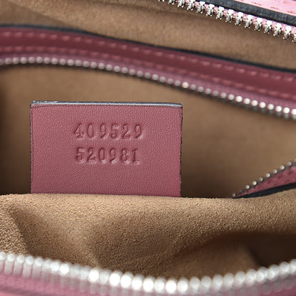 Gucci GG Supreme Monogram Blooms Small Boston Beige Multicolor Dry Rose 7 of 11