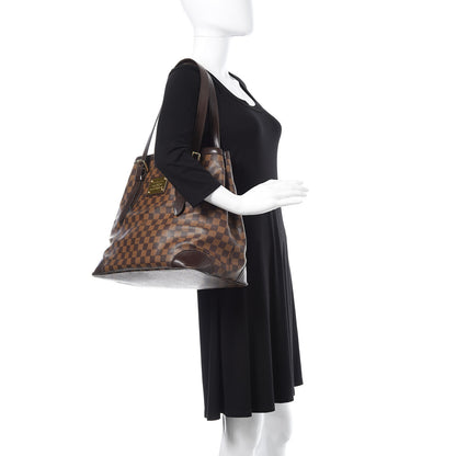 Louis Vuitton Damier Ebene Hampstead GM 2 of 23